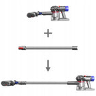 Rura aluminiowa dla dyson V7 V8 V10 V11 V15 Slim zamiennik 73 cm srebrny/szary z opakowaniem jednostkowym