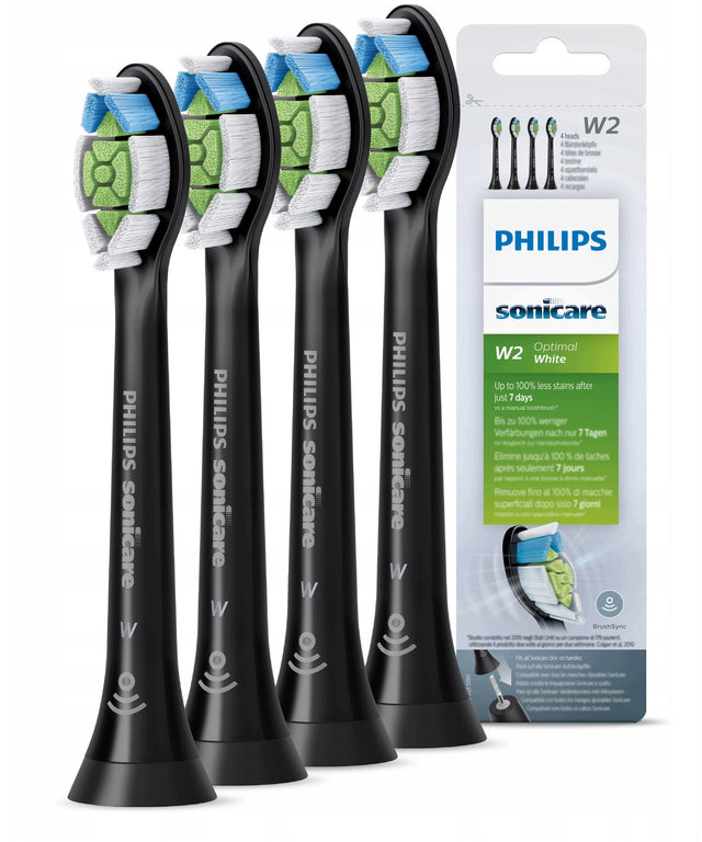 4X sztuki końcówki do szczoteczki Philips Sonicare W2 Hx6064 Optimal White