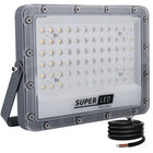 Halogen Naświetlacz Lampa LED 100W 11000 lm IP65 zewnętrzny MOCNY ZIMNY reflektor do ogrodu, podjazdu i garażu, światło