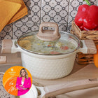 Garnek indukcja z Powłoką ceramiczną Kremowy Konighoffer Rosti 20cm 2l aluminiowy do gotowania zup i sosów