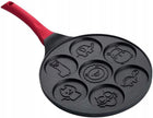 Patelnia do Naleśników Jajek Sadzonych Pancakes i Placków 26cm Non Stick powłoka marmurowa, okrągła, mycie w zmywarce