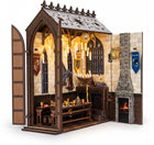 Harry Potter book nook The Great Hall Wielka Sala DIY LED 320 el. prezent podpórka do książek, diorama na półkę