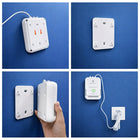 Czujnik gazu LPG Propan-Butan Qoltec Certyfikat EN50194 230V Alarm 85dB LED detektor wycieku, do domu, sygnalizacja