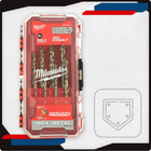 ZESTAW WIERTEŁ DO METALU HSS/G KOBALTOWE RED COBALT 8SZT. 3-10MM MILWAUKEE do blach, drewna, żeliwa i plastiku, chwyt