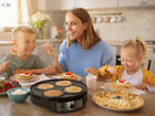 Naleśnikarka Elektryczna do Naleśników Pancakes 1200W 30cm 2w1 eldom NA10 powłoka nieprzywierająca, zdejmowana płyta