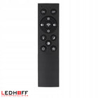 Lampa sufitowa Plafon LED ściemniana 50cm okrągły Czarny pilot panel duży zmienna barwa światła, zintegrowane źródło