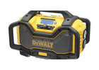 Dewalt radio budowlane kompaktowe z ładowarką 18V XR USB AUX dab+/fm DCR027 odbiornik Bluetooth, do warsztatu