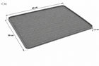 Mata silikonowa na Pralkę pod lodówkę i pralkę z rantem 60x50cm Podkładka ochronna z obrzeżem do sprzętu AGD