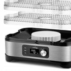 Suszarka do grzybów żywności owoców warzyw ziół termoobieg timer spożywcza dehydrator, 5 sit, 35–70°C, 450 w, domowe