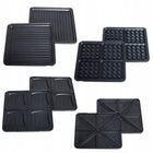 Opiekacz do kanapek 4w1 panini grill elektryczny gofrownica sandwich 2200W nominalna czarny