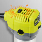 Frezarka górnowrzecionowa do drewna pionowa ręczna do krawędzi Aluminium router stolarski 710 w, tuleje 6 i 8 mm, 33000