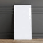 Panel Ścienny Panele Ścienne samoprzylepne PCV Biały Gładki 60x30 cm 10 szt okładzina dekoracyjna, wykończenie połysk