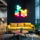 Oświetlenie Gamingowe Hexagon Ambience Dekoracja LED RGB Apka Pilot 12 szt. lampki ścienne, do pokoju gracza