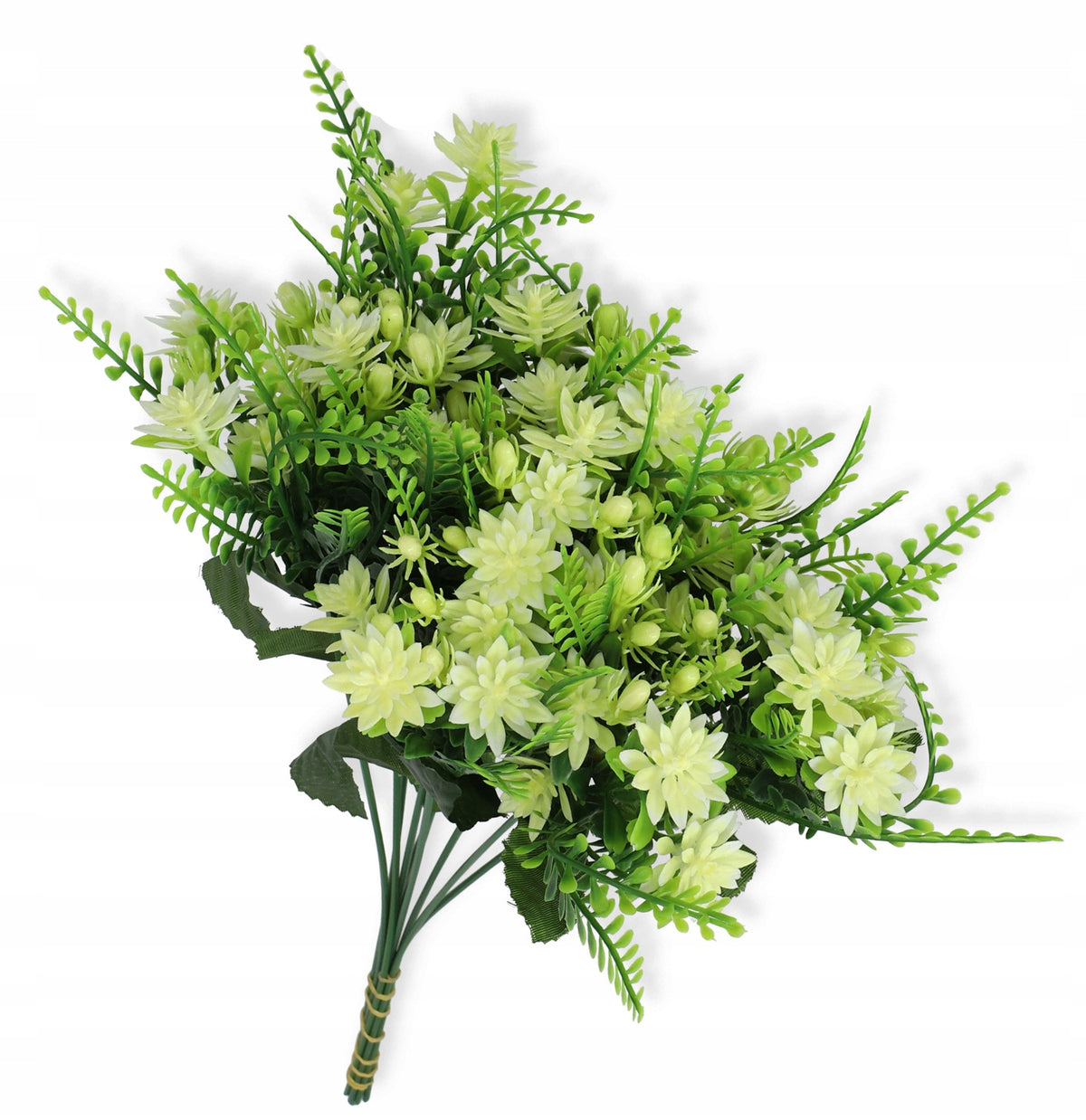 Gałązki Ozdobne Sztuczne Zielone Dodatek Florystyczny 12 sztuk 37 cm do stroików, bukietów i kompozycji kwiatowych