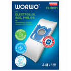 12x worki do odkurzacza electrolux philips s-bag wymienne wkłady na kurz, akcesoria do sprzątania, zapasowe wyposażenie