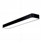 Lampa Wisząca Liniowa Biurowa 120cm 90W LED CCD Czarna Zaokrąglona oprawa sufitowa do biura, aluminiowa, zintegrowane