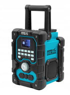 DEDRA RADIO BUDOWLANE DAB+/FM BLUETOOTH USB AKUMULATOROWE 18V DED7006BT odbiornik audio do warsztatu i na plac budowy