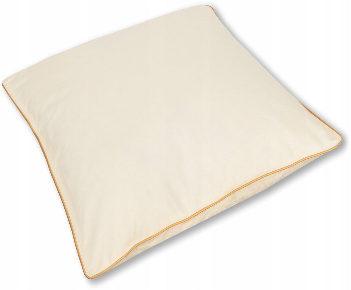 Poduszka puchowa 70x80 1,4kg 100% puch kremowa do łóżka, do sypialni, naturalne wypełnienie do snu