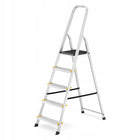 Drabina aluminiowa domowa jednostronna schodki higher 5 stopni 125kg wysokość robocza 2,98 m podest 98 cm lekka 3,8 kg