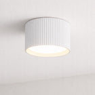 Oprawa Halogenowa GX53 Lampa Sufitowa TUBA LED Natynkowa Ryflowana SPOT okrągła biała aluminiowa do wnętrz