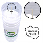 Wkłady do zniczy parafinowe Eco Light 3 72h 17 cm Zestaw 20 sztuk do lampionu nagrobnego, na grób, do kapliczki