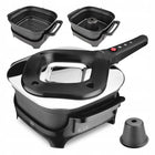 Prodiż elektryczny piekarnik grill garnek 5w1 475W opiekacz kuchenny do pieczenia i zapiekania, pojemność 4,3 l, czarny