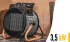 Nagrzewnica elektryczna Dmuchawa farelka 3,5kW Grzejnik Termostat Ogrzewacz grzewcza
