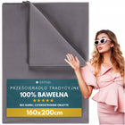 Prześcieradło bez Gumki Tradycyjne 160x200 cm Bawełniane Polskie - Bawełna płachta na łóżko, tekstylia sypialniane
