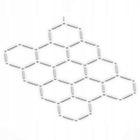 Hexagon Lampa LED 419x301 cm XXL Sufitowa Panel Oświetlenie Do Garażu plafon geometryczny, oprawa warsztatowa, zimna