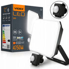Naświetlacz LED z Czujnikiem Ruchu Halogen Reflektor Lampa 50W 4750lm 5000K oświetlenie zewnętrzne IP65 białe neutralne