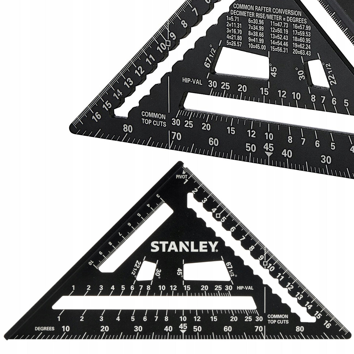 Stanley Kątownik stolarski aluminiowy 180mm quicksquare FatMax STHT46101-0 przymiar ciesielski do trasowania i