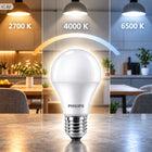 Żarówka LED E27 philips A60 8W = 60W 806lm 4000K neutralna premium 6 szt. kulisty kształt, klasyczna forma, do lamp