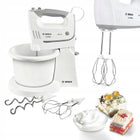Mikser ręczny ze stojakiem i misą Bosch MFQ36460 450W 5 prędkości Turbo biały
