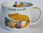 Kubek XXL zupa rosół z przepisem 730 ML banquet duży kubek 0,73l porcelanowy, naczynie na bulion, można myć w zmywarce