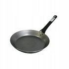 PATELNIA STALOWA CYGAŃSKA KOWBOJSKA WĘGLOWA 26CM RĄCZKA METALOWA WOK do smażenia, do piekarnika, okrągła, tradycyjna