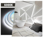 Taśma LED Neon COB 24V 5m 320 diod 6000K biała zimna homogeniczna 8mm rolka światło liniowe do podświetleń mebli i wnęk