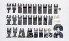 Zestaw Brzeszczotów 31 sztuk do Multitoola Piły Drewna Metalu Uniwersalne ostrza oscylacyjne, aluminium, PCV, MDF, HDF