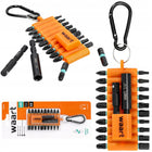 Zestaw końcówek udarowych PZ PH torx 22 szt., S2 z karabińczykiem waart bity do wkrętarki, uchwyt 1/4 cala, długość 25
