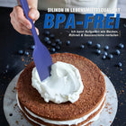 Silikonowe Łopatki Kuchenne Zestaw 9 Sztuk Odporne Gumowe Niebieskie szpatułki do mieszania ciasta i przygotowywania