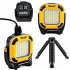 Lampka latarka mocna lampa 49x LED robocza z magnesem statyw wielofunkcyjna naświetlacz warsztatowy 2000 lm IP65 20 w