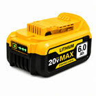 Akumulator Zamiennik DeWalt 20V 6Ah Bateria Li-Ion XR DCB184 DCB200 Mocna pakiet do wkrętarki i narzędzi