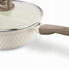 PATELNIA INDUKCJA z Powłoką CERAMICZNĄ Kremowa Konighoffer Rosti 28cm tradycyjna 85 mm 28 cm /Wzór