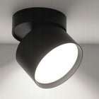 Oprawa Sufitowa Halogenowa Lampa LED GX53 Spot Ruchoma Kinkiet Reflektor oczko oświetleniowe okrągłe czarne 35 W do