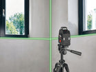 Laser krzyżowy akumulatorowy 360 Parkside Performance pkllp 360 B3 20 m zielona poziomica 2 wiązki dokładność 0,4 mm do