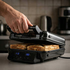 Opiekacz do kanapek 4w1 panini grill elektryczny gofrownica sandwich 2200W nominalna czarny
