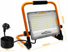 Halogen LED Naświetlacz Przenośny Lampa 130W 13000LM 4000K Oświetlenie IP65 reflektor warsztatowy budowlany ciepła biel