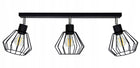 LAMPA SUFITOWA WISZĄCA DO SUFITU POKOJU PLAFON LOFT BRYLANT DUT ŻYRANDOL oprawa oświetleniowa metalowa czarna