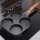 Patelnia GRANITOWA do jajek sadzonych na jajka placki naleśniki pancakes kwadratowa 19 cm, na indukcję, gaz, kuchenkę