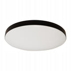LAMPA LED SUFITOWA PLAFON ŁAZIENKOWY CZARNY NOWOCZESNY ELEGANCKI oprawa metalowa 1 punkt światła 15 W wysokość 6 cm