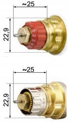 GŁOWICA TERMOSTATYCZNA POKRĘTŁO Z CZUJNIKIEM CIECZOWYM DANFOSS TRINNITY biały